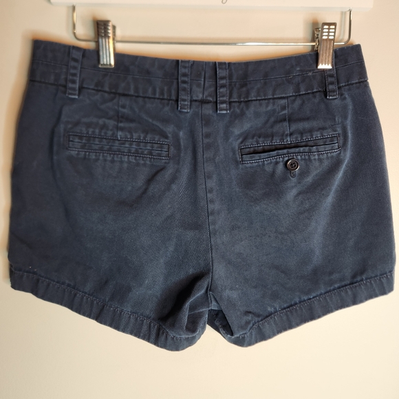 J. Crew Navy Blue Chino Classic Shorts, Size 2. - Picture 3 of 5